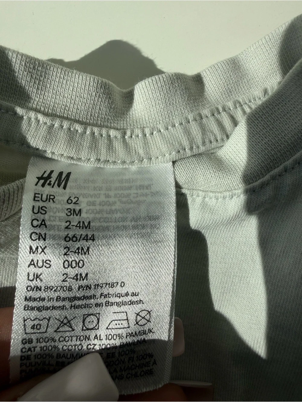 H&M Baby Zip Sleeper Bundle (3) | Cotton Footed Pajamas | 3months